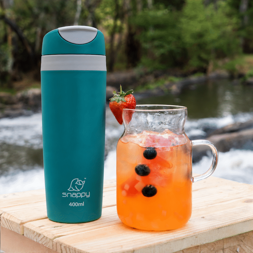 Snappy Smooth Thermal Tumbler 400ml Teal ( Order in Qty of 12) - image 7