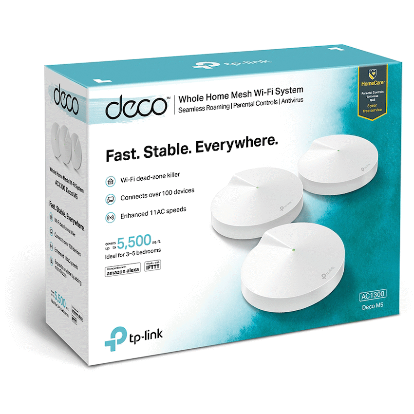TP-Link Deco M5 (1-Pack) AC1300 Whole Home Mesh Wi-Fi System - image 7