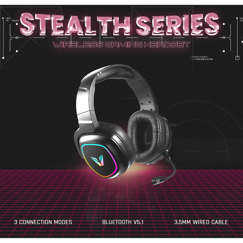 VX Gaming Stealth Series Wireless Gaming Headset - RGB - image 7