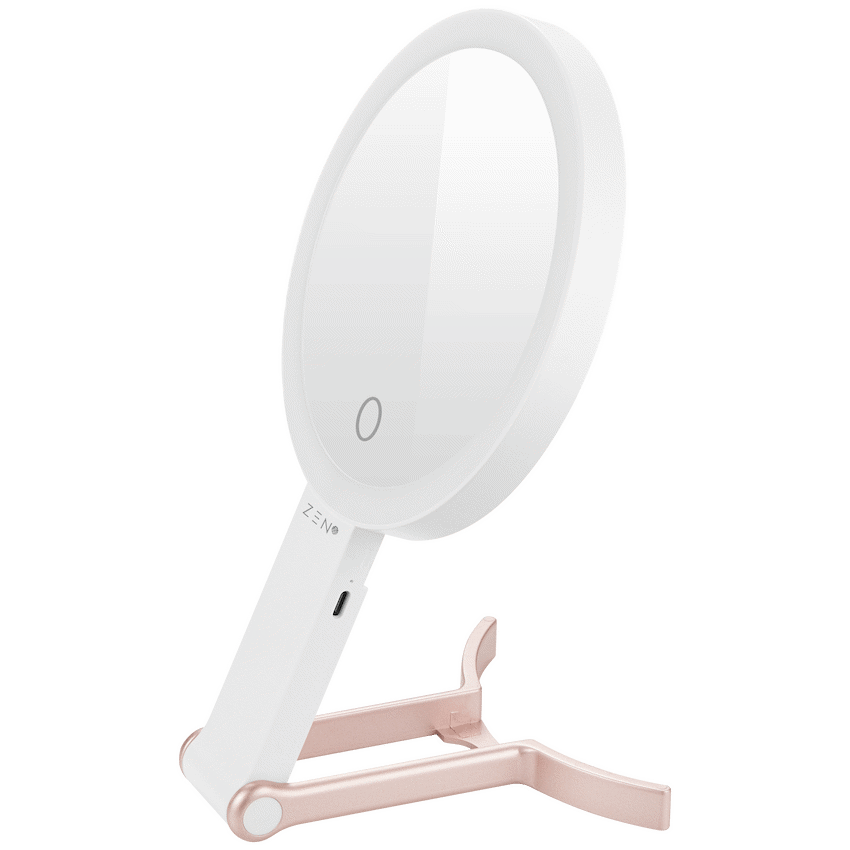 ZEN JestSet Series Portable Handheld LED Mirror - White - image 7