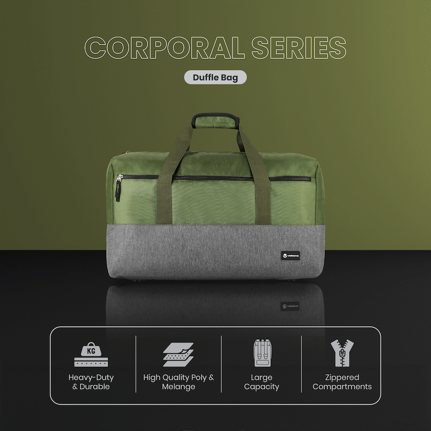 Volkano Corporal 43l Duffle - Khaki - image 7