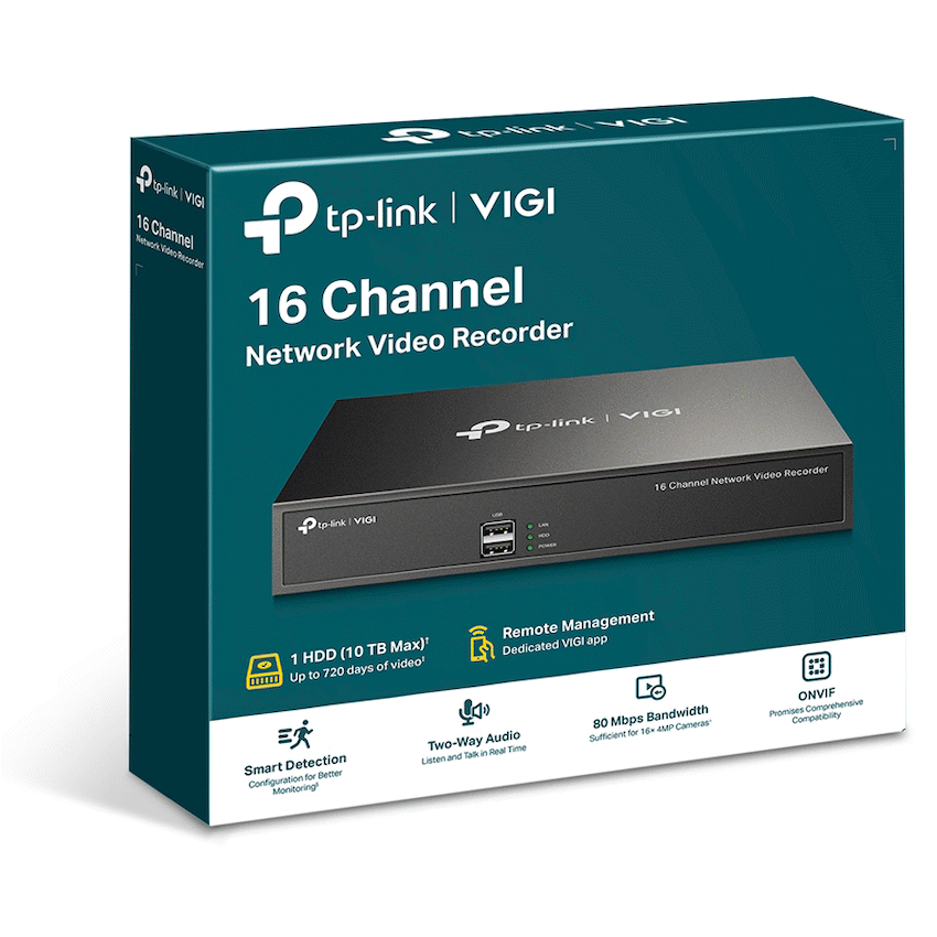 TP-Link Vigi NVR1016H 16-Channel Network Video Recorder - image 7