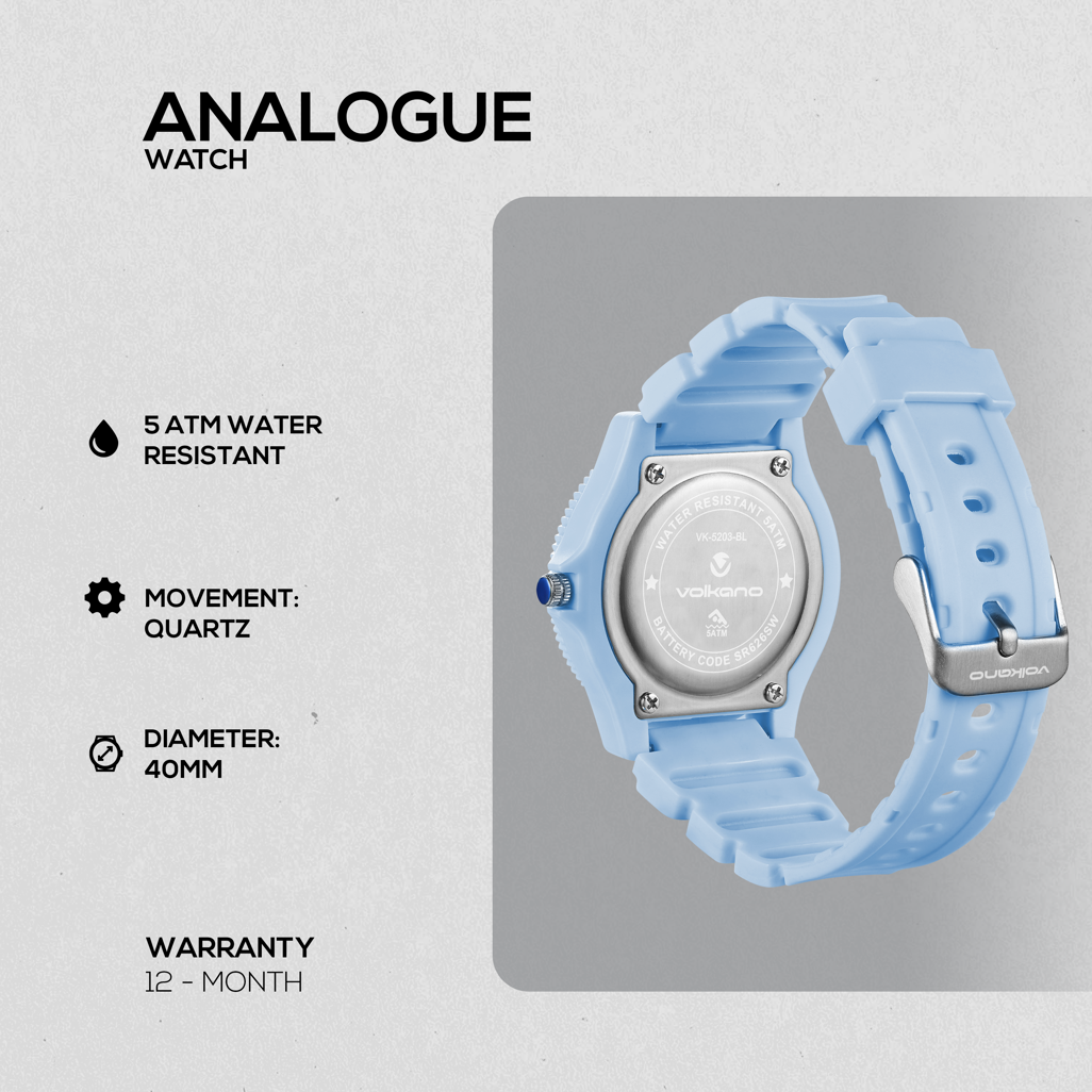 Volkano Mallow Series Kids Analogue Watch - Blue