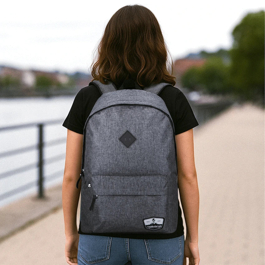 Volkano Distinct 15.6 Laptop Backpack - Grey Melange - image 7