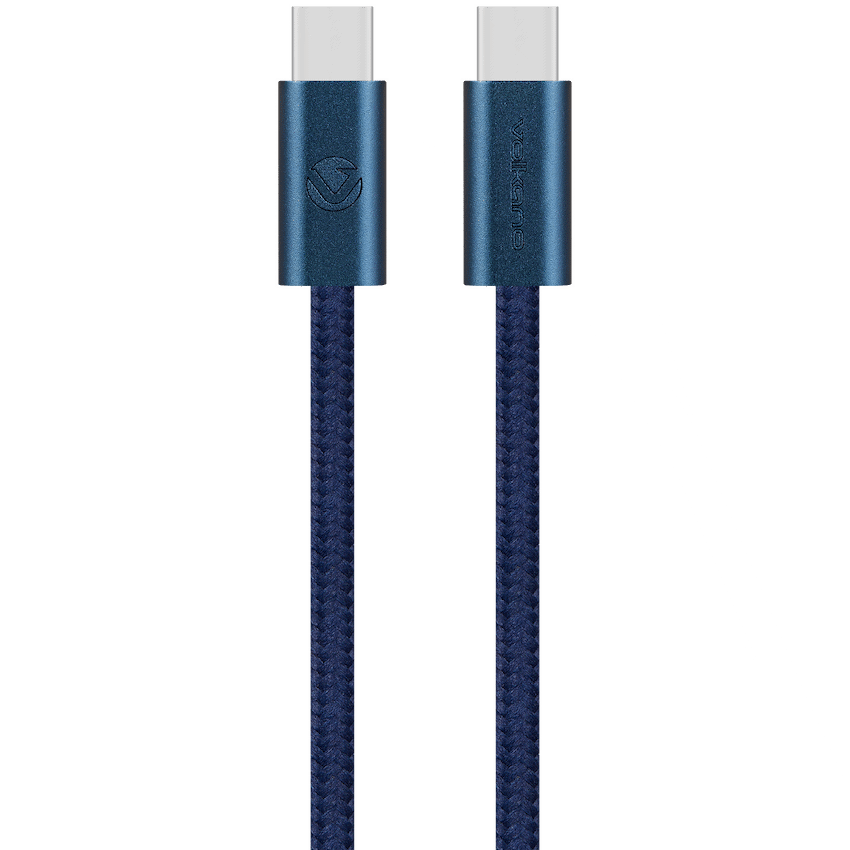 Volkano Weave Series 60w USB C to USB C 1.2m-Blue - image 7