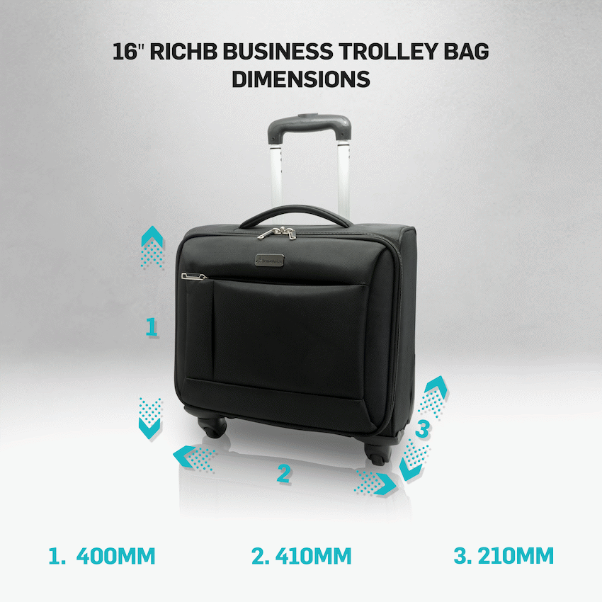 Travelwize RichB Business Trolley 16" - Black - image 7