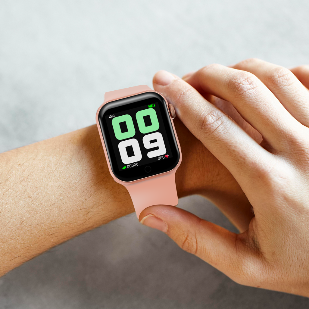 Amplify Sport Athletic series fitness watch - square, gold