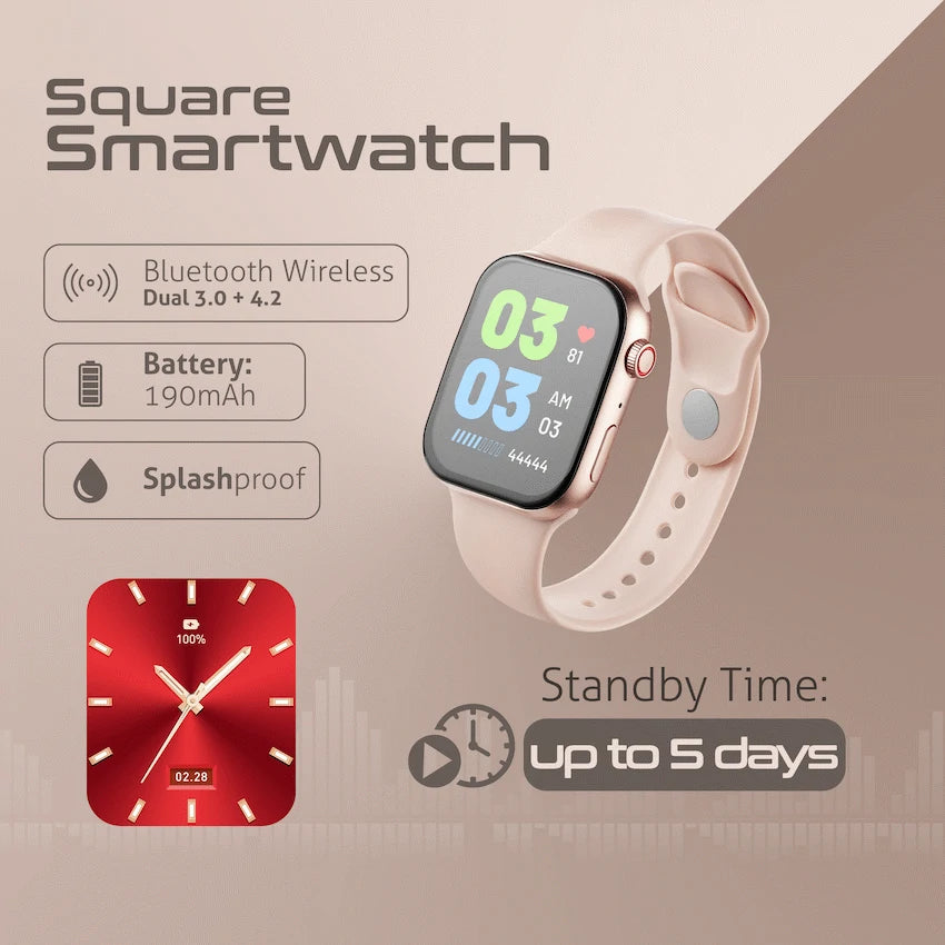Amplify Challenge Series Square Smartwatch - Gold - image 7