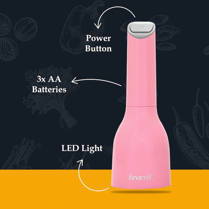 Finamill Battery-Operated Grinder - Pink - image 7