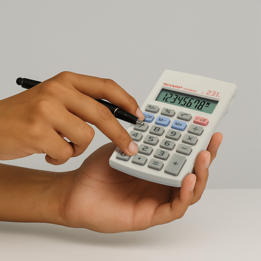 Sharp EL231 LB Pocket Calculator - image 7
