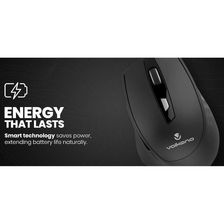 Volkano Chrome Series Wireless Mouse - Black - image 7