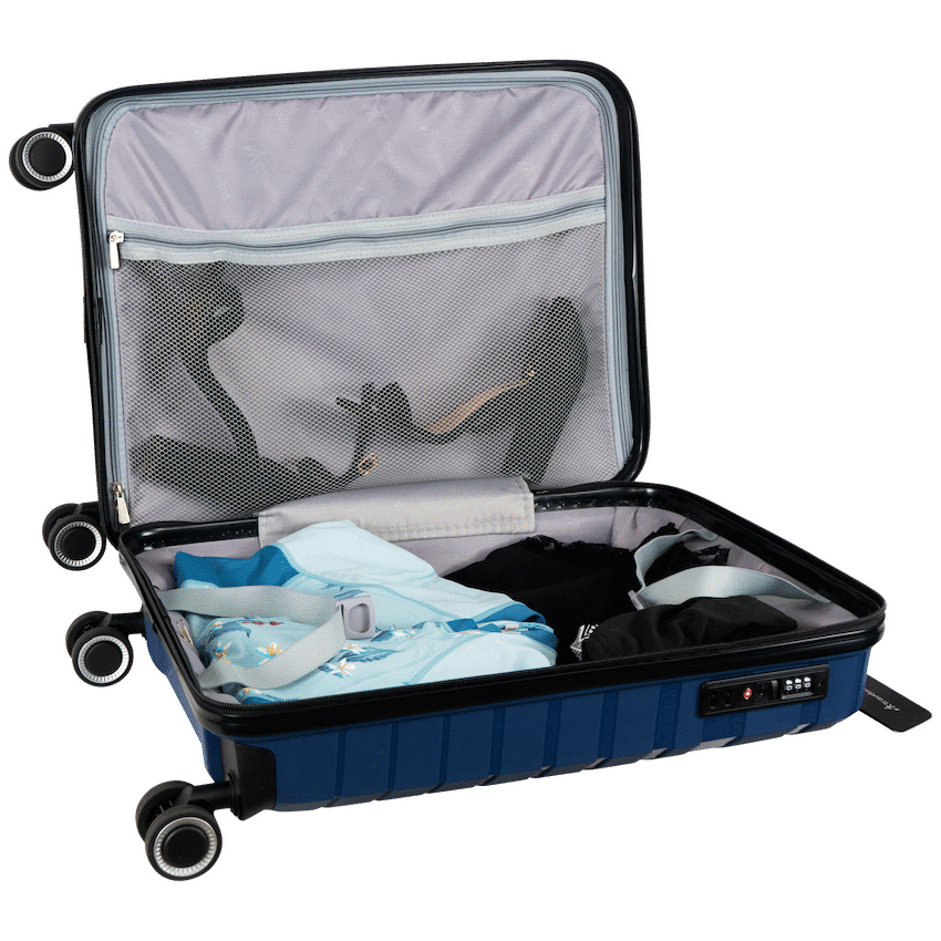 Travelwize Java PP 4-Wheel Spinner 55cm Luggage - Azure - image 7
