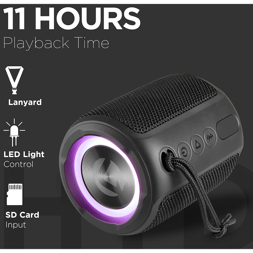 Volkano Hydro Series IPX7 Bluetooth Speaker - Black - image 7