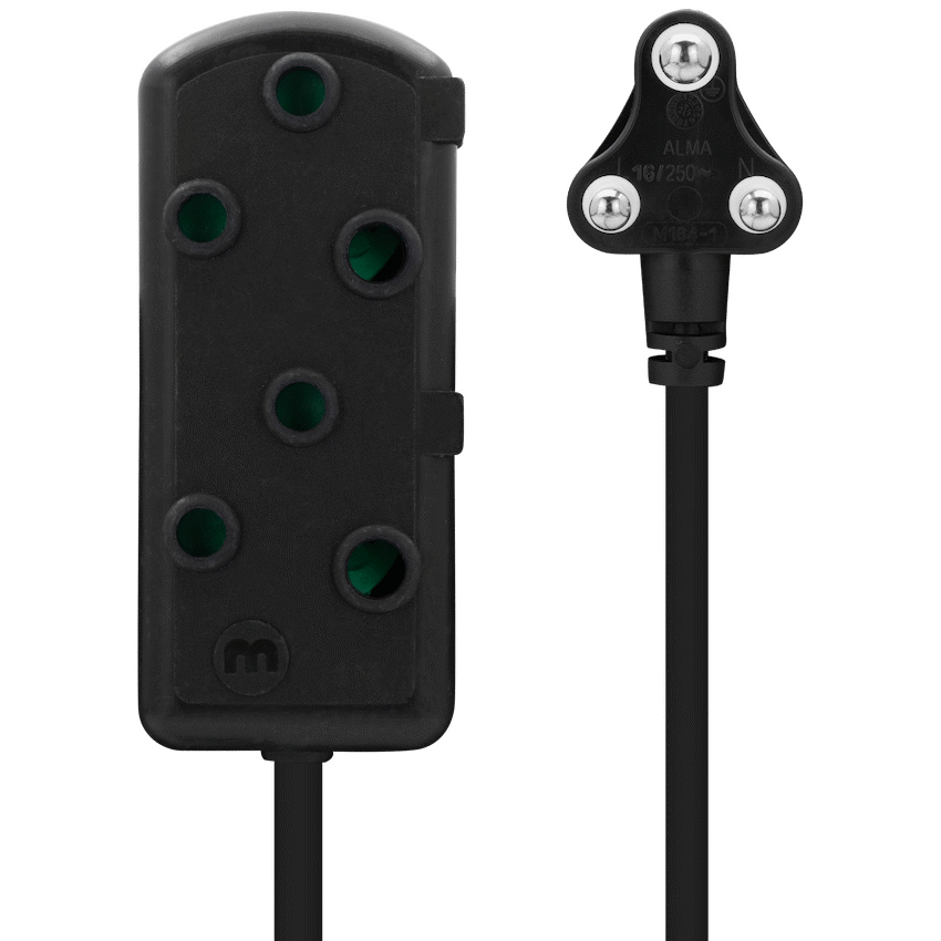 Ellies Side by Side Heavy Duty Extension Lead-5M-BK - image 7