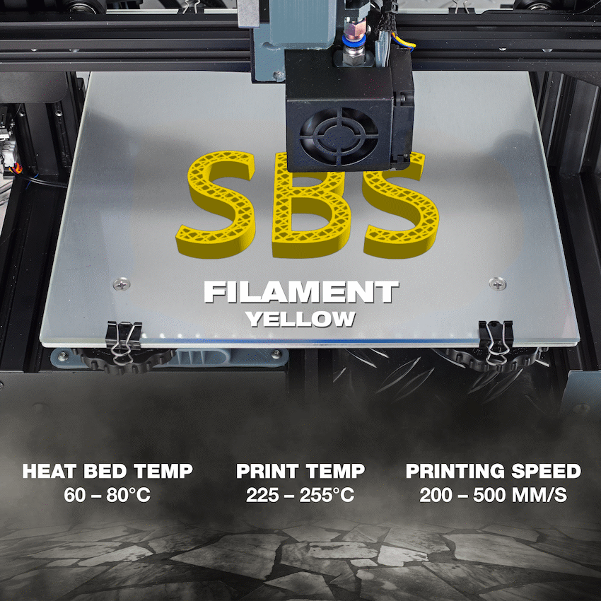 SA Filament SBS Filament - Yellow 1kg - image 7