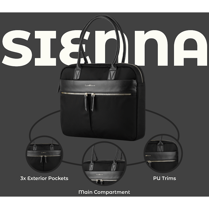 SupaNova Sienna  14.1' Ladies Laptop Bag - Black - image 7
