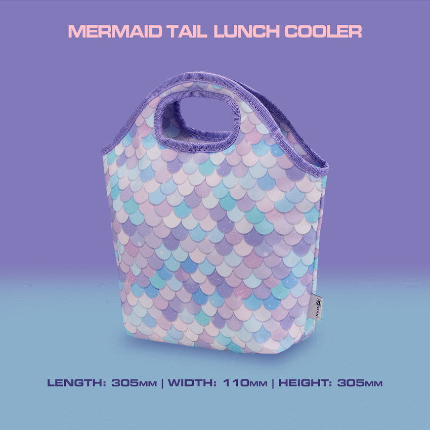 Quest Mermaid Tail Lunch Bag Lilac - image 7