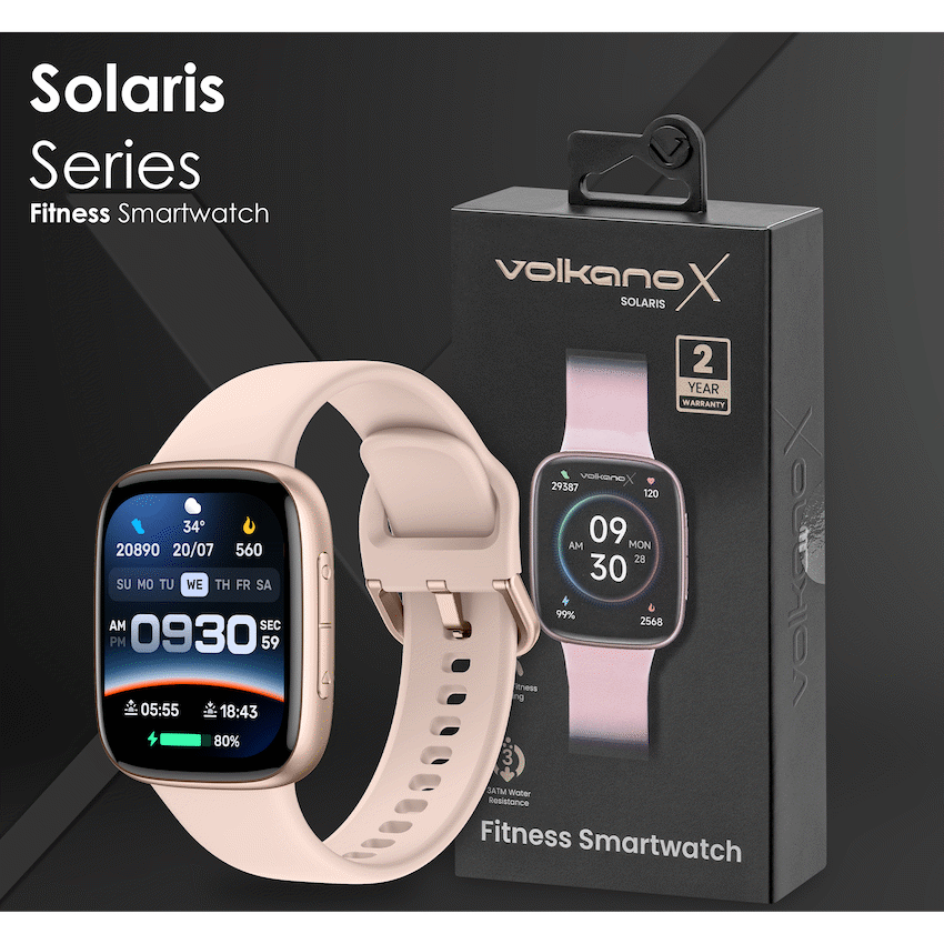 VolkanoX Solaris Series Fitness Smartwatch - Gold - image 7