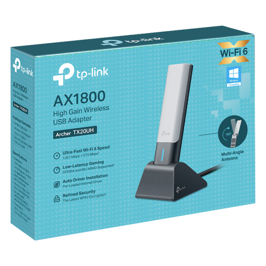 TP-Link Archer TX20UH AX1800 High Gain Wireless USB Adapter - image 7