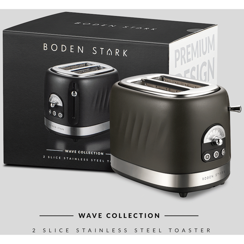 Boden Stark 2-Slice Stainless Steel Toaster - image 7