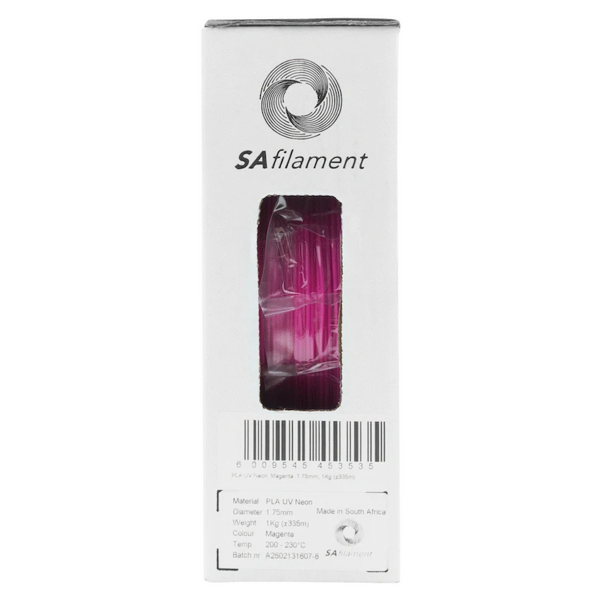 SA Filament PLA UV Neon Filament 1kg - Magenta - image 7