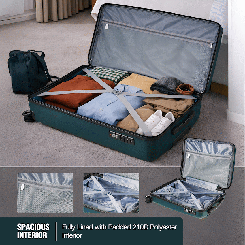 Travelwize Tourer PP 75cm 4-wheel Spinner Luggage Petrol - image 7