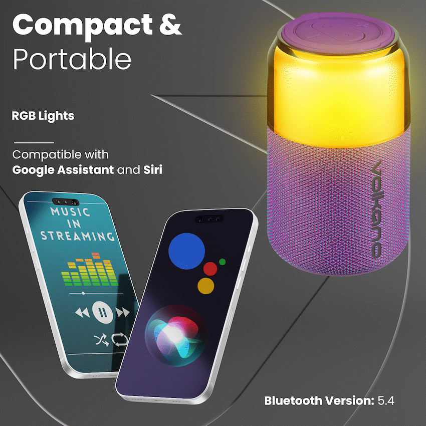 Volkano Neptune Bluetooth Wireless Speaker - Purple - image 7