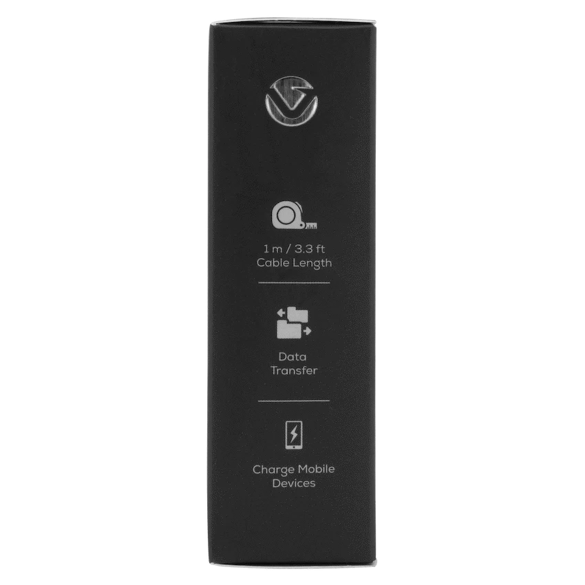 Volkano On-The-Go USB to Type-C 18w Braided 1m Cable - Black - image 7