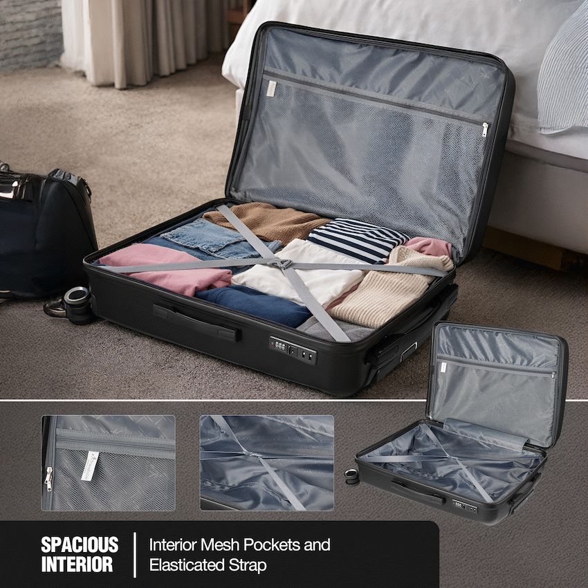 Travelwize Tourer PP 55cm 4-wheel Spinner Luggage Black - image 7