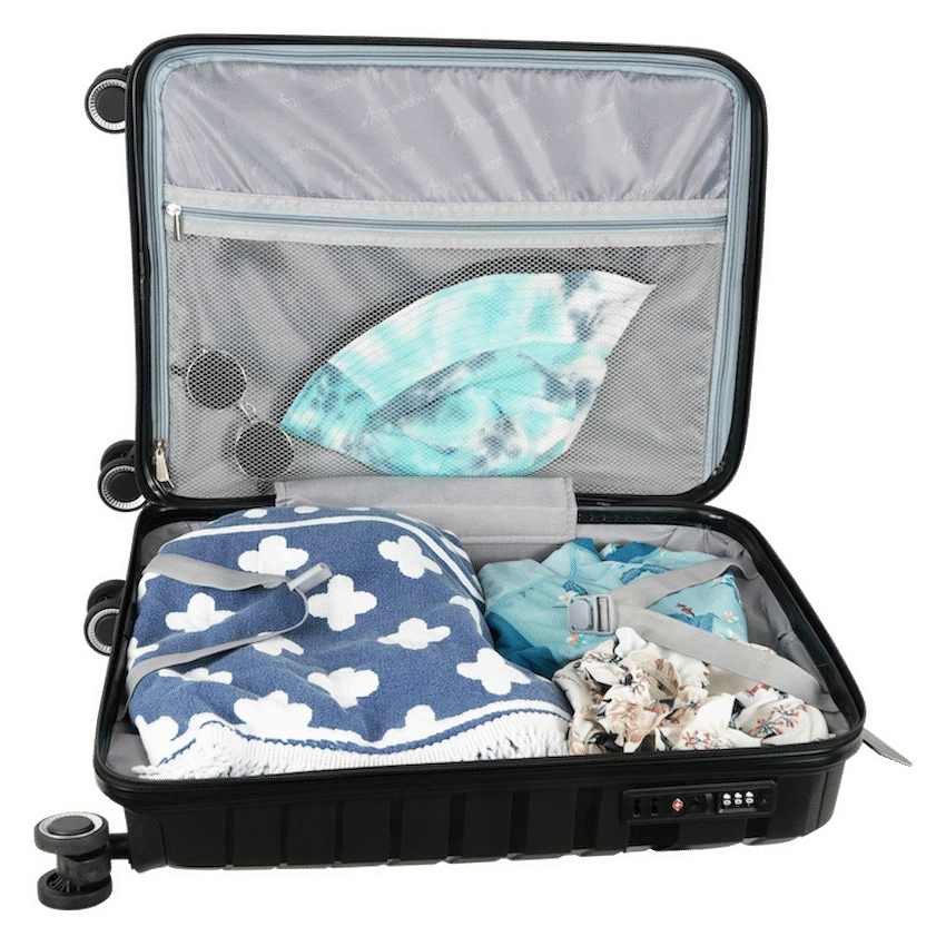 Travelwize Java PP 4-Wheel Spinner 55cm Luggage - Black - image 7