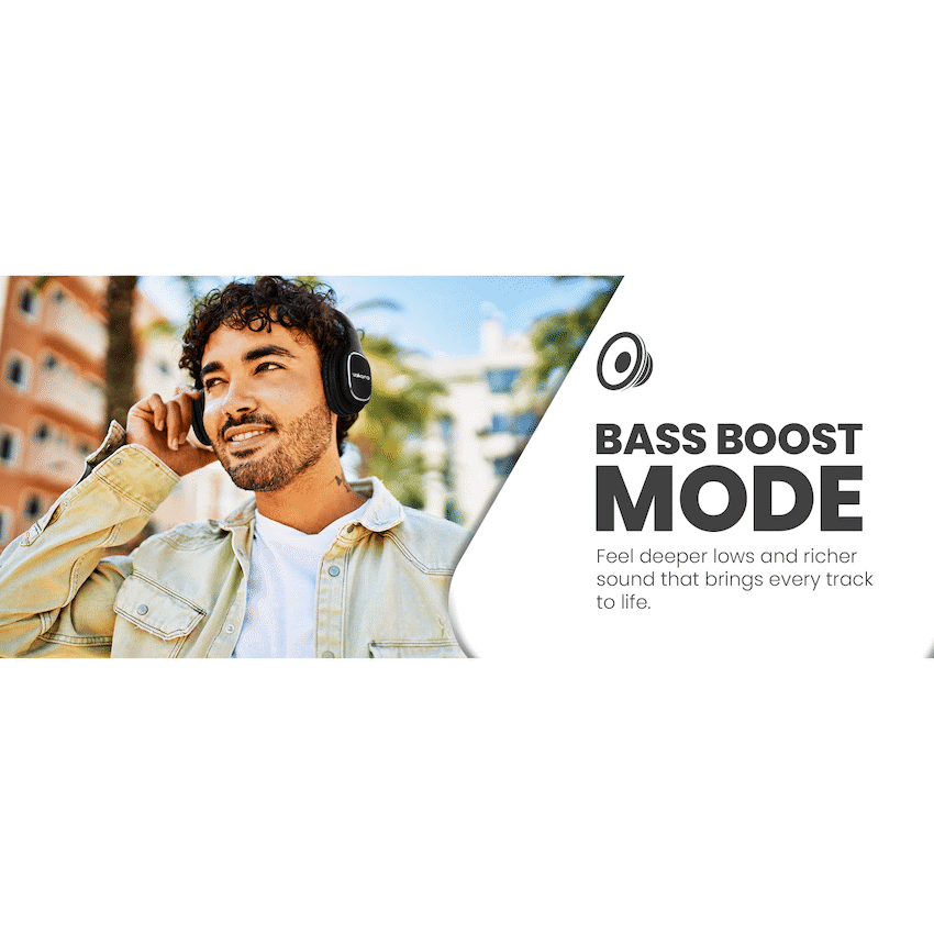 Volkano Phonic Series Bluetooth Full Size Headphones - Black - image 7