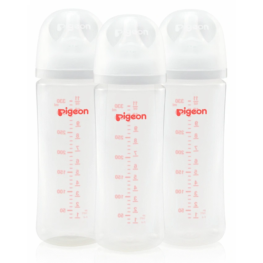Pigeon Softouch 3 Bottles PP 330ml (L) Triple Pack - image 7