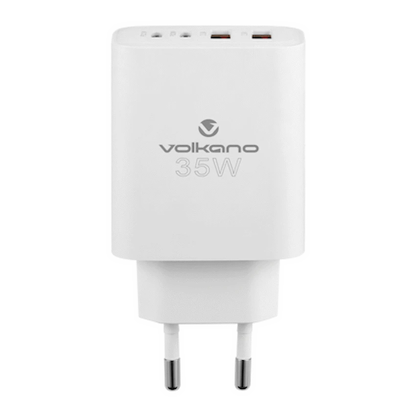 Volkano Quad Series 2x PD USB-C 2x USB-A 3a 35W Wall Charger - image 7