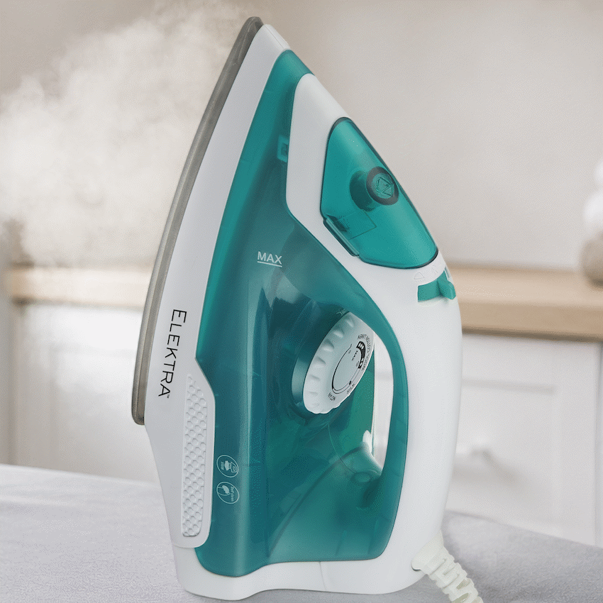 Elektra 1200W Steam Iron - Green - image 7