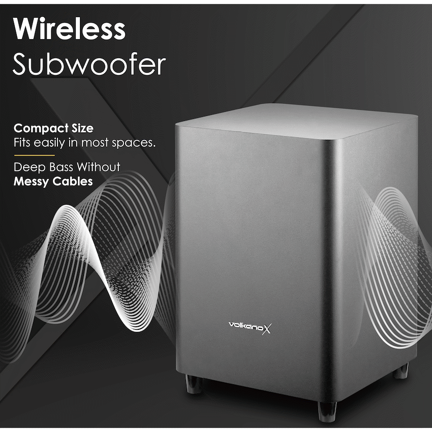VolkanoX Supersonic 2 Series 2.1 200w Soundbar System with Wireless Subwoofer - Black - image 7