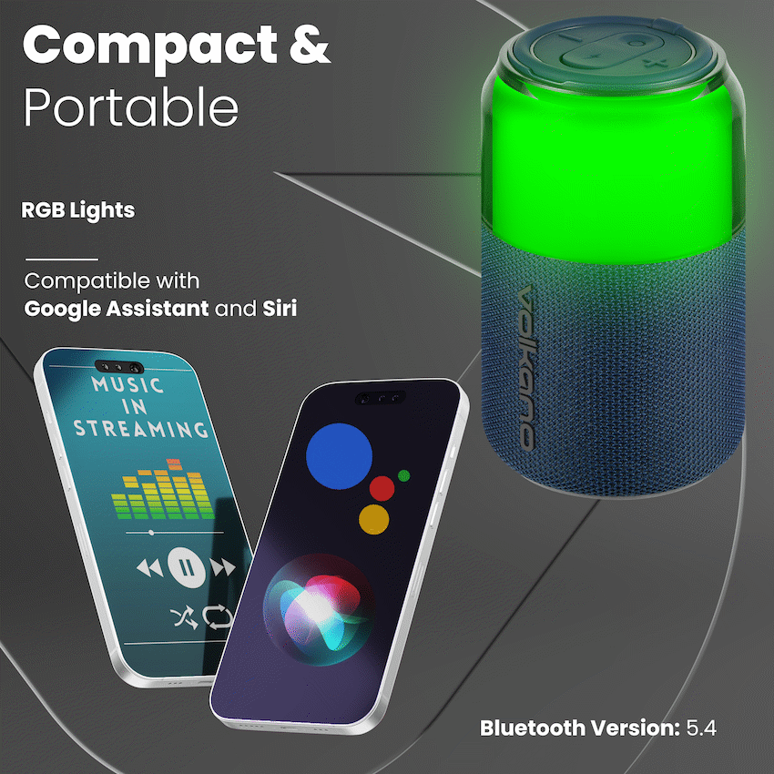 Volkano Neptune Bluetooth Wireless Speaker - Blue - image 7
