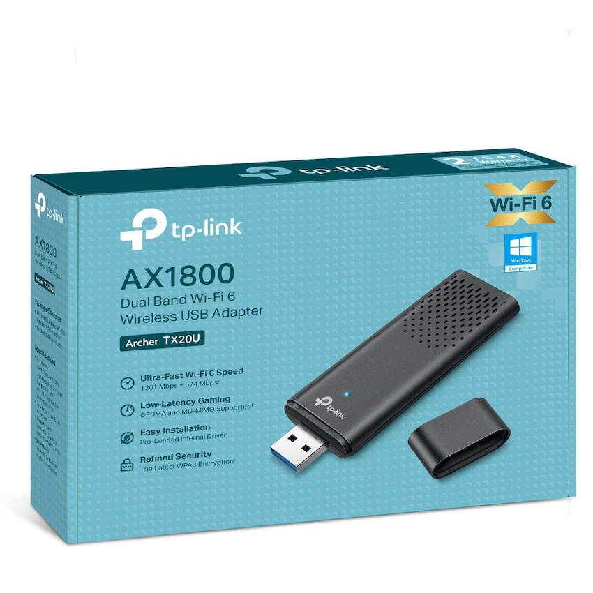 TP-Link Archer TX20U Dual-Band Wi-Fi 6 Wireless USB Adapter - image 7