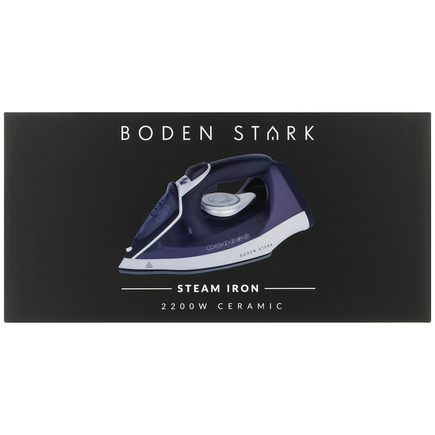 Boden Stark Ceramic Steam Iron - Purple - image 7