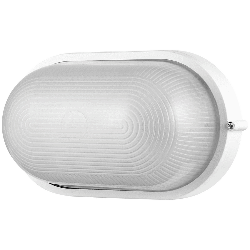 Ellies Illume Series - Large AC Oval Bulkhead - Aluminium + Glass - E27 Base -WT - image 7