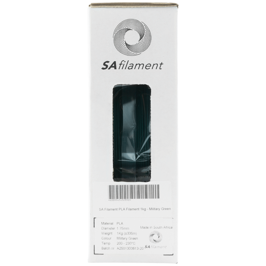 SA Filament PLA Filament 1kg - Military Green - image 7