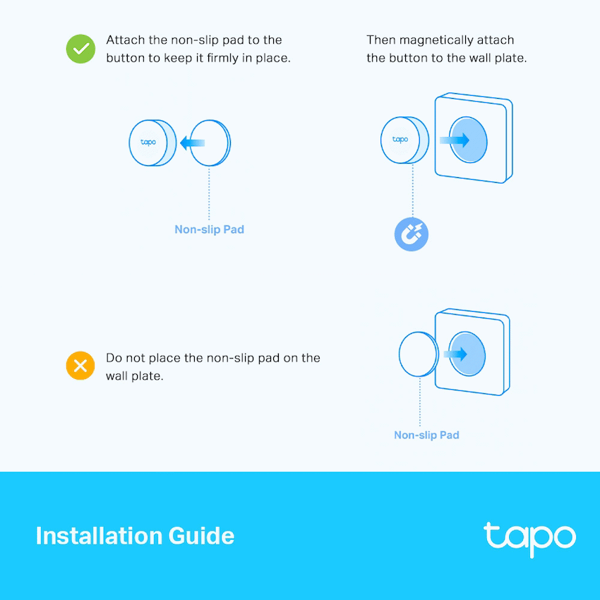 TP-Link Tapo S200D Smart 868mhz Remote Dimmer Switch with CR2032 Battery - image 7