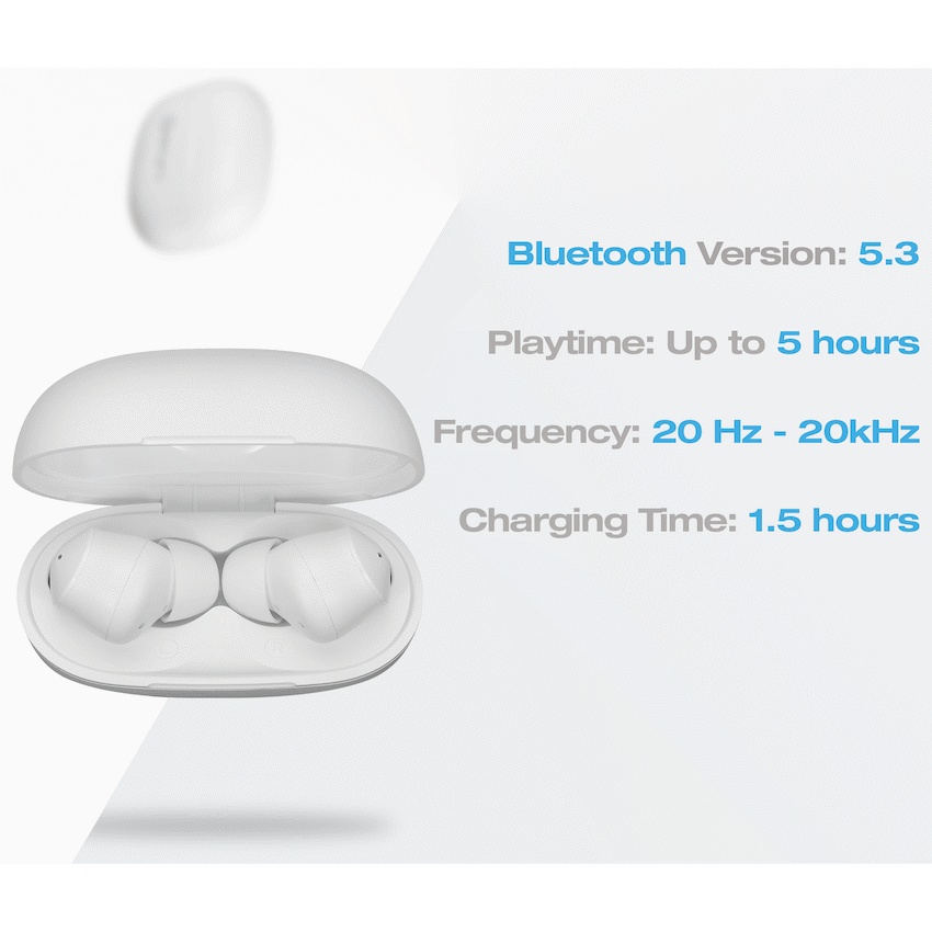 Amplify Soundflow Series TWS Earphones - White - image 7
