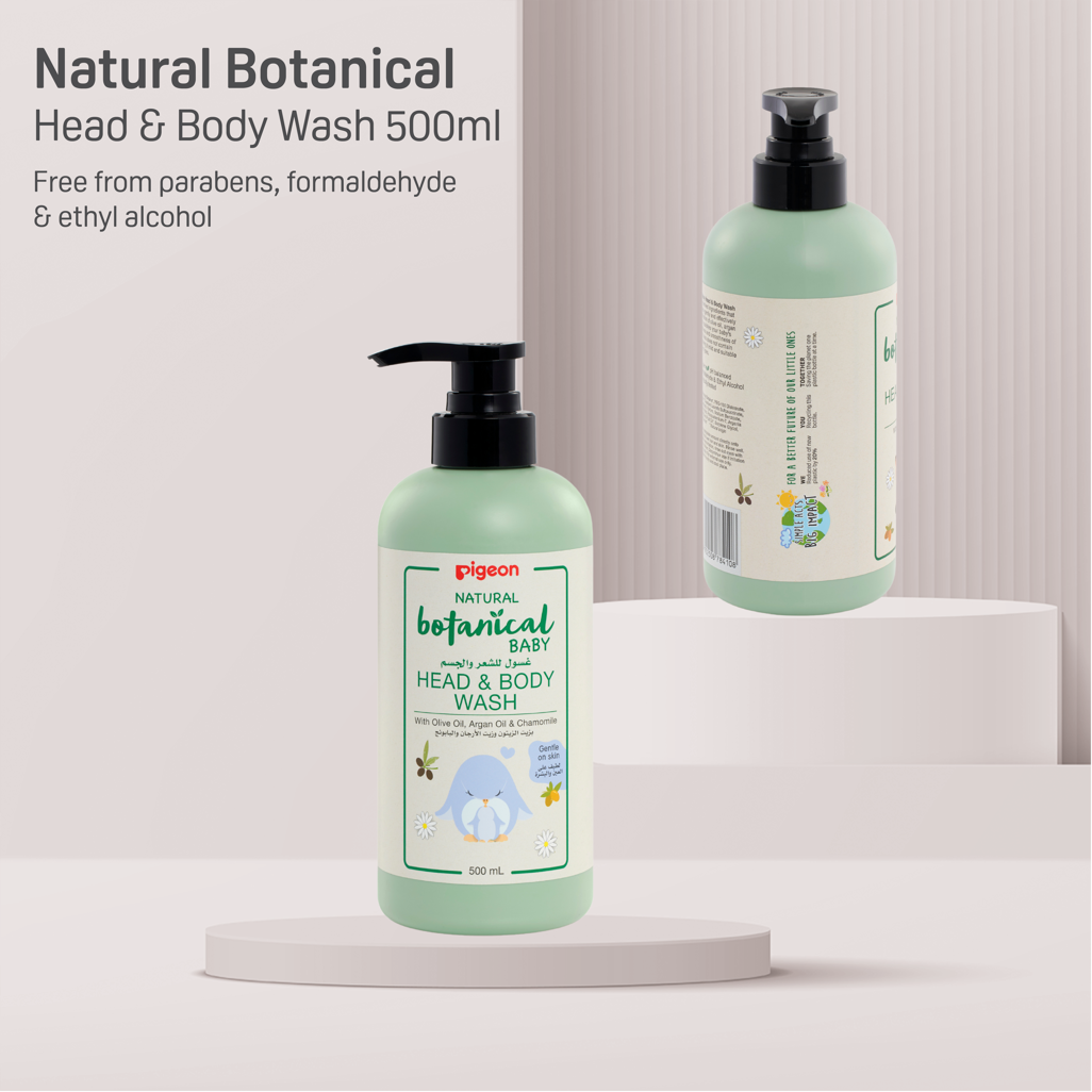 Pigeon - HEAD & BODY WASH 500ML NATURAL BOTANICAL