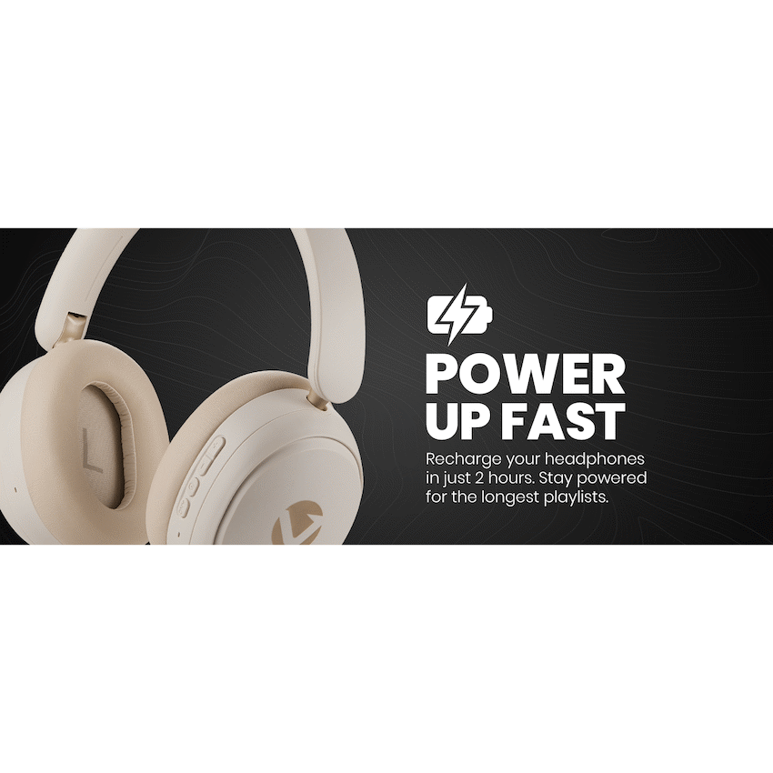 Volkano Lexi Bluetooth Headphone with ANC - Nude - image 7