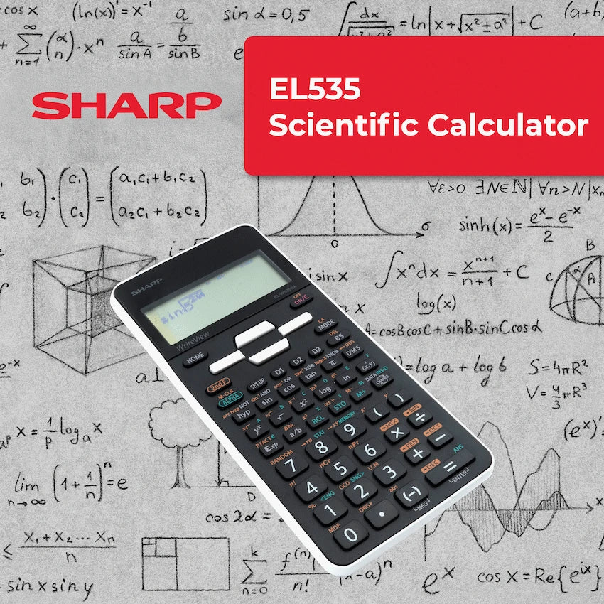 Sharp EL535 Scientific Calculator - 422 Functions - White - image 7