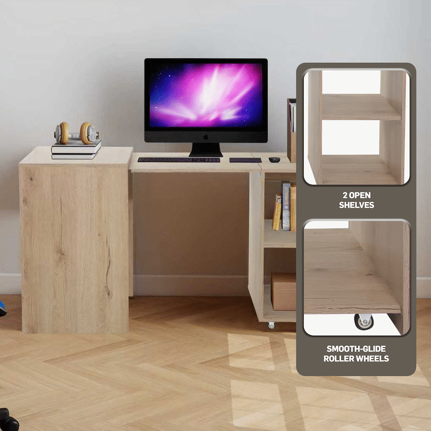 Everfurn Adaptive Desk - Brown - image 7