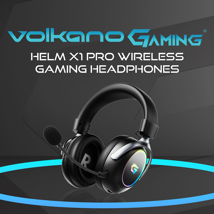 Volkano gaming Helm X1 Pro Wireless Gaming headphone with Tri-mode and ENC mic - image 7