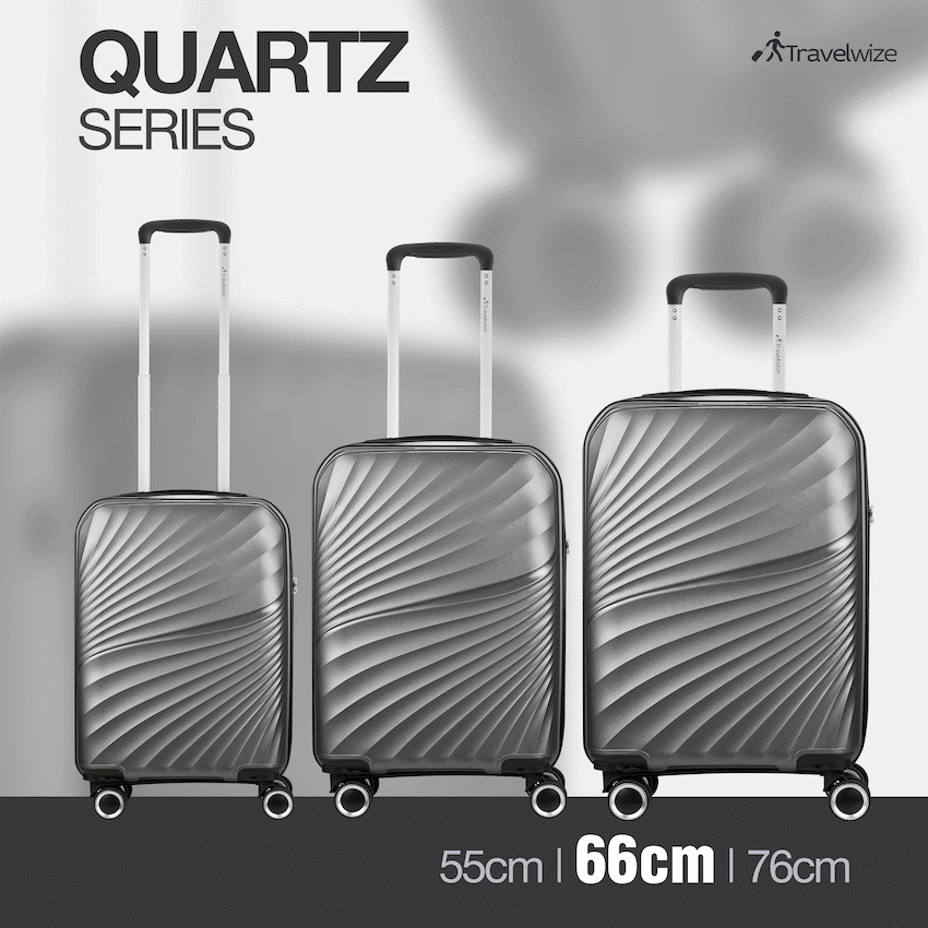Travelwize Quartz PP 66cm 4-Wheel Spinner Luggage - Silver - image 7