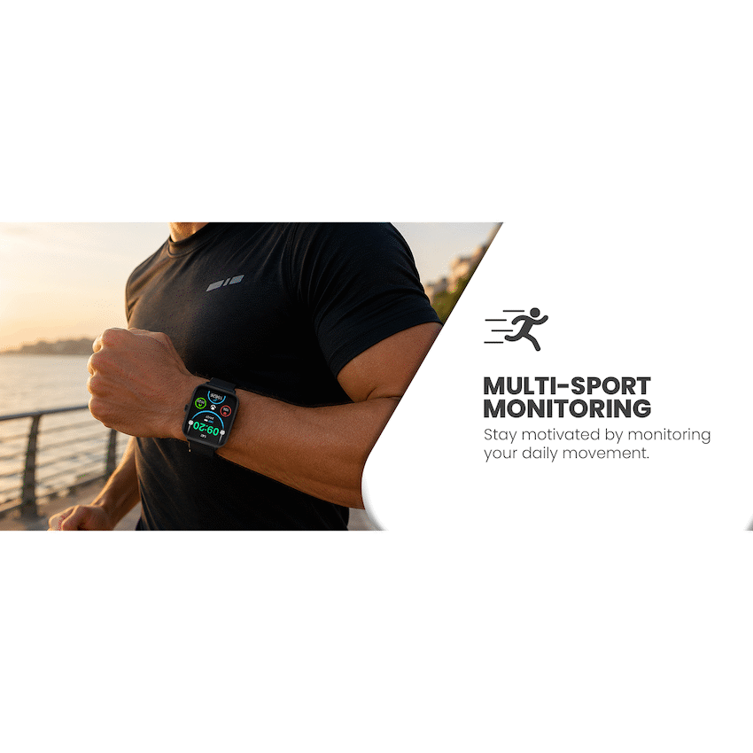 Volkano Chroma Series Smartwatch with Black Strap - image 7
