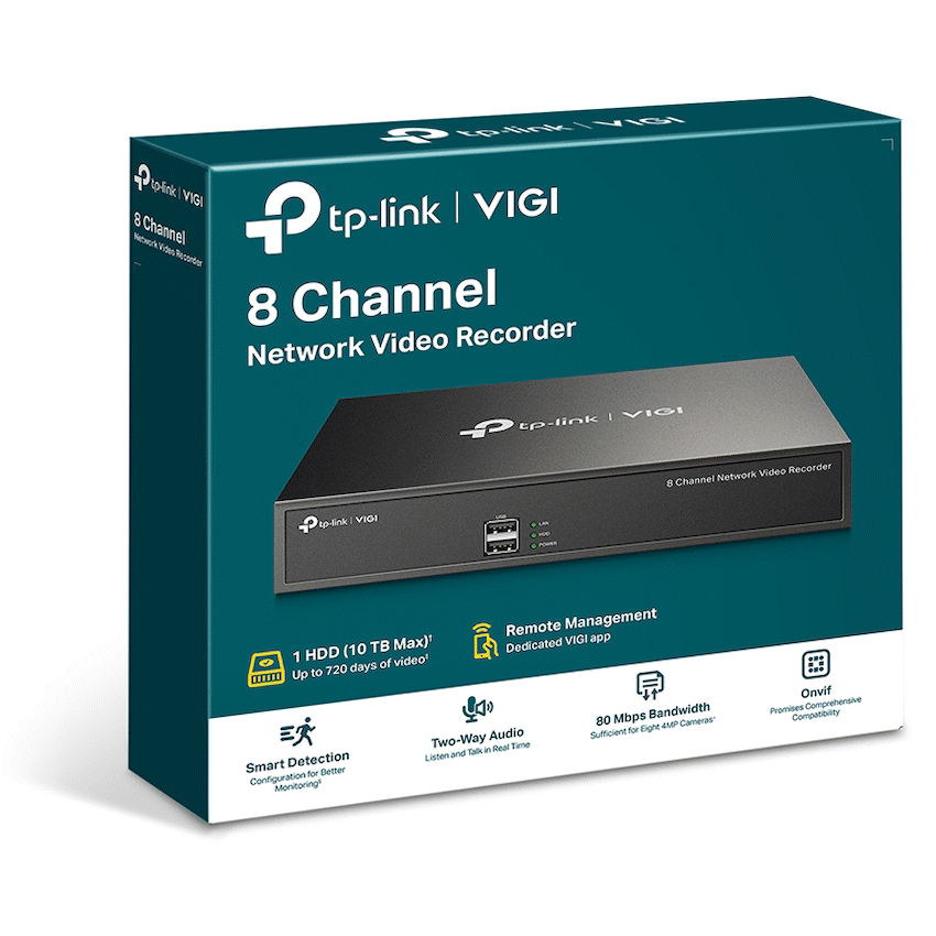 TP-Link Vigi NVR1008H 8-Channel Network Video Recorder - image 7